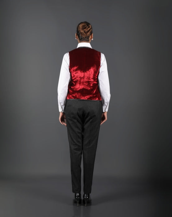 Mehroon Waistcoat