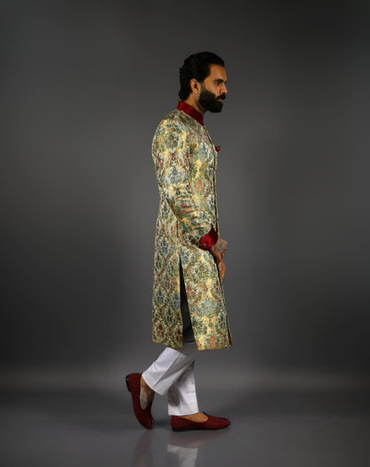 printed Sherwani